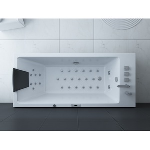 VILLA ANTONELLI Vasca Idromassaggio Pieghevole Bianca 1800 X 800 mm per Interni con LED per Camera da Letto - Product Image 4