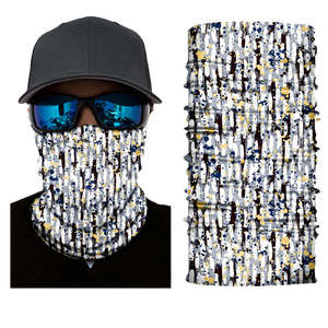 Custom Print Design Colorful Cycling Fishing Sport Polyester <b>Neck</b> Tube Gaiter <b>Scarf</b> Face Cover Mask Bandana Seamless - Product Image 2