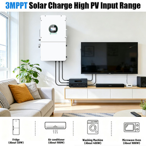 Inversor Híbrido HEBP de 18kW, 16kW, 15kW, 120/240VAC, 48VDC, Interior/Exterior, Admite Más de 40kW de Energía Solar con Acoplamiento CA - Product Image 3