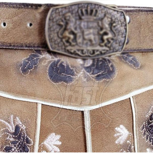 กางเกงเลเดอร์โฮเซินหนังแท้สั่งตัดสำหรับผู้ใหญ่ สีพื้น ดีไซน์โดดเด่น ระบายอากาศได้ดี กางเกงเลเดอร์โฮเซินสไตล์บาวาเรียน - Product Image 5