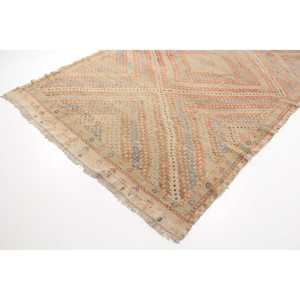Alfombra Turca Vintage de 6.4x10 pies, Alfombra de Lana con Estampado Animal Marrón - Product Image 2