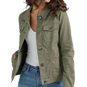 Chaquetas Vaqueras de Mezclilla para Mujer de Alta Calidad y Gran Venta, Nueva Llegada, Chaquetas Vaqueras de Mezclilla 100% Algodón Hechas a Medida para Hombre al por Mayor - Product Image 1