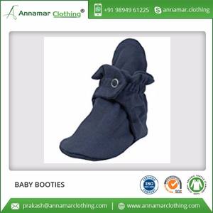Wholesale Custom Design Unisex Baby Booties Factory Price Wholesale 100cotton Fabric Baby Booties - Product Image 3