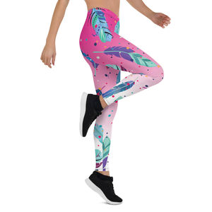 Pantalon de sport de yoga et d'entraînement pour femmes par sublimation Leggings en polyester spandex Pantalon extensible de fitness pour femmes - Product Image 6