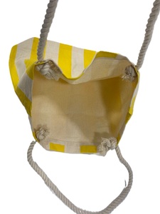 Sacs de plage à rayures imprimées en toile de coton écologique personnalisés pour le shopping et le rangement des chaussures-Promotionnel fabriqué en Inde - Product Image 2