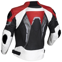 Chaqueta de Motociclismo Impermeable para Hombre y Mujer, Estampada, de Material PU, para Todas las Estaciones, Protección para Conducir