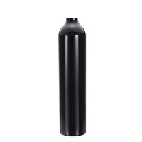 Cilindro de Aluminio de 0.5L, 850g, Grado Alimenticio, Diseño sin Gas, Tanque de Aire de Alta Presión 1800psi, Certificado CE, Doble Disco de Seguridad para Bebidas