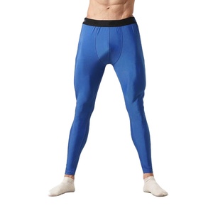 Collants de compression pour hommes en polyester et élasthanne, légers, extensibles, pour la gym, anti-transpiration, respirants, fitness - Product Image 1