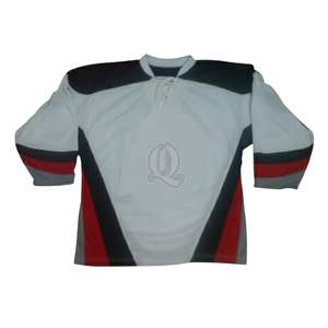 Custom Red Ice Hockey Jersey Solid Color Polyester <b>Mesh</b> Practice Uniform Adult Youth Team Training Wear Factory Production - Product Image 3