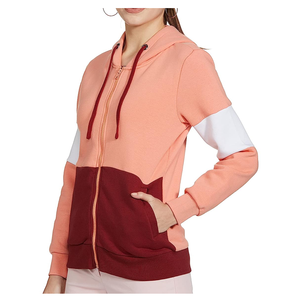 High Quality Contrast Color Women <b>Hoodies</b> Modern Design Fashion Wear Women <b>Zip</b> <b>Up</b> <b>Hoodies</b> In Wholesale Price - Product Image 5