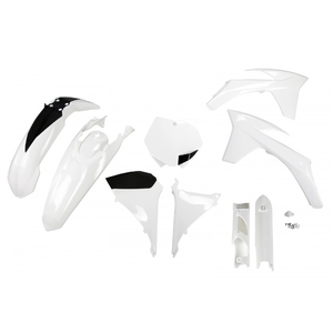Kit di plastica bianca completa per KTM SX-F 250 2011-2011 motocicli 047 accessori - Product Image 1