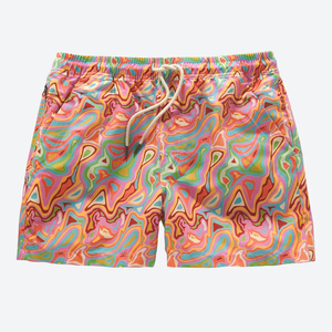 Short de planche à sublimation personnalisé OEM pour hommes Short de surf vierge à séchage rapide avec motif imprimé - Product Image 3