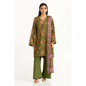 Conjunto de 2 Piezas para Mujer, Estampado Floral Verde, Talla XS, Largo por Encima de la Rodilla, Estilo Casual-Formal, Top y Shorts para Primavera/Verano - Product Image 3