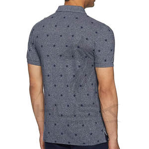 เสื้อโปโลผู้ชายแขนสั้นคอโปโลพิมพ์ลายโลโก้ออกแบบได้ตามต้องการ - Product Image 3