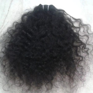 Exportadores indios Venta Tamaño personalizado Remy Hair Packing Machine Trama Virgen Cabello humano Paquetes a granel con estilo de ondas Precios bajos - Product Image 1