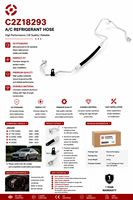 Tuyau de décharge de climatisation de haute qualité OE C2Z18293 pour Jaguar XF Pièces automobiles