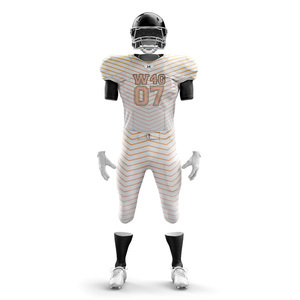 Uniforme de Fútbol Americano Profesional Hecho a Medida, Talla Grande para Adultos, de Alta Calidad, Secado Rápido, Transpirable, Pantalones Cortos - Product Image 1
