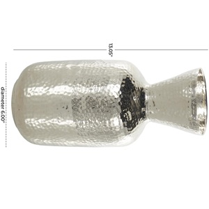 Elegante Jarrón de Metal para Decoración del Hogar que Ofrece un Detalle Visual Cálido con Movilidad sin Esfuerzo, Ideal para Ocasiones Festivas - Product Image 5