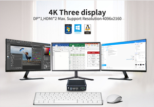 Mini PC de Bajo Consumo con Triple Pantalla, J3160 Quad Core, Doble NIC, Placa Única X86, 4K - Product Image 6