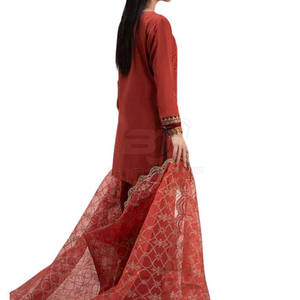 Shalwar Kameez pakistanais 2025, robe pour femmes en 3 pièces, costume imprimé numérique pour la vente en gros en taille adulte - Product Image 3