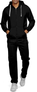 High Quality New Latest Fashion Jogging Hoodie <b>Sweatpants</b> <b>Set</b> Solid Color Hot Sale Gym Fitness Tracksuit Jogger <b>Set</b> for Unisex - Product Image 2