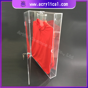 ขายร้อนอะคริลิคใสเคาน์เตอร์กล่องแสดงด้านบนมีสไตล์ Jersey สําหรับการโฆษณาและของสะสมที่ได้รับรางวัล - Product Image 6