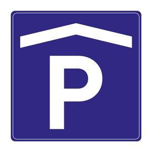 ป้ายจอดรถมีหลังคา P-3F สำหรับใช้ในที่จอดรถ - Product Image 1