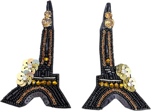 Pendientes Colgantes de Torre con Cuentas de Colores Hechos a Mano, Estilo Clásico, Cuadrados, Unisex, Huecos, Inspirados en la India, Tamaño Personalizado para Fiestas - Product Image 4