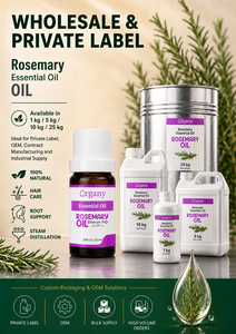 น้ำมันหอมระเหยโรสแมรี่แท้ 100% จากตุรกี (Rosmarinus Officinalis) กลั่นด้วยไอน้ำ ขายส่ง รับผลิตแบรนด์ส่วนตัว (OEM) สำหรับเครื่องสำอาง บำรุงเส้นผม - Product Image 3