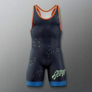 OEM TESPOO SPORTS Meilleure qualité personnalisée 100% polyester à séchage rapide Singlet de lutte pour hommes Taille plus Impression numérique Conception personnalisée - Product Image 1