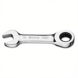 Chiavi Combinate a Cricchetto Cromate con Estremità Aperta e ad Anello - Product Image 2