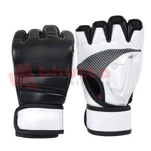 ถุงมือ MMA คุณภาพสูง ถุงมือหนังสำหรับชกมวยและฝึกมวยไทย สวมใส่สบายและสะดวก - Product Image 1