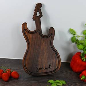 Planche à fromage faite à la main haut de gamme avec planche à découper en bois naturel, acier inoxydable et bambou pour une collection de cuisine durable - Product Image 5