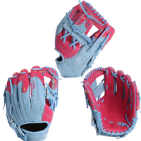 Guantes de Béisbol para Infield, Ajustables, para Zurdos, Antideslizantes, Cómodos, Ecológicos y Ligeros, Gran Venta