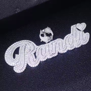 Colgantes y dijes finos de Hip Hop para hombre Diseño de joyería con letras - Product Image 4