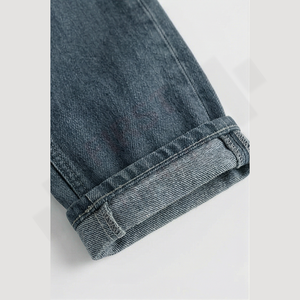 Jeans Clásicos de Mezclilla Lavada para Hombre, Verano, Otoño, Invierno, Transpirables, Lavables, ODM, Premium, Estilo Urbano, con Botones, Vintage, Casual - Product Image 6