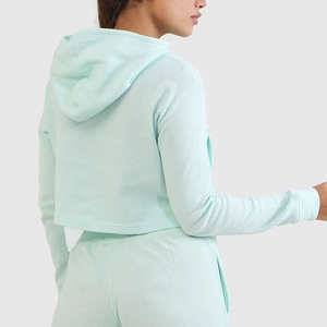 Sudadera con Capucha Corta Personalizada para Mujer, Invierno, 100% Algodón, Ecológica, de Secado Rápido - Product Image 3