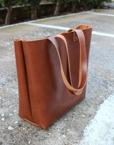 Bolso Tote de Cuero Granulado Handfeely - Product Image 1