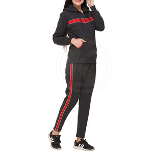 Ensemble de survêtement en Polyester à manches longues et fermeture éclair pour femme, offre spéciale, mode décontractée, dernière conception - Product Image 3