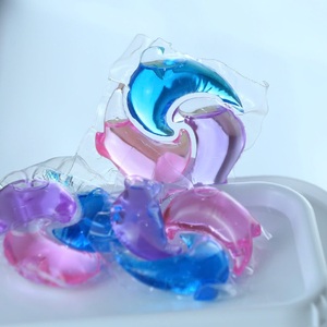 Capsules de détergent à lessive naturel vietnamien 3-en-1 parfum floral longue durée dosettes de lavage protecteur de couleur pour l'utilisation des vêtements - Product Image 1