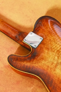 Archtop for Handcraft Carved Solid Maple Spruce Top Mahogany <strong>Neck</strong> Ebony Fingerboard Hollow Body Electric Guitar Violin - Product Image 5