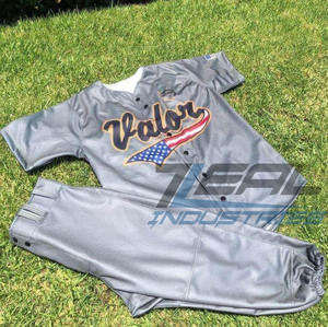 Uniforme de béisbol personalizado uniforme de softbol personalizado impresión por sublimación bordado uniforme de béisbol al por mayor hecho en Pakistán - Product Image 1