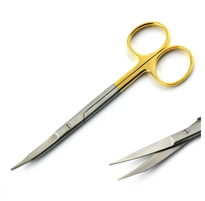 Ciseaux Goldman Fox de qualité supérieure avec insert en carbure de tungstène 13cmInstruments chirurgicaux généraux Suture tissulaire Ciseaux Super Cut - Product Image 4