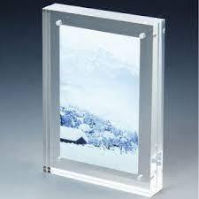 Modern Clear Acrylic Floating Picture <b>Frame</b> with Customizable Size & Color Durable for Home Office or <b>Gallery</b> Decoration - Product Image 3