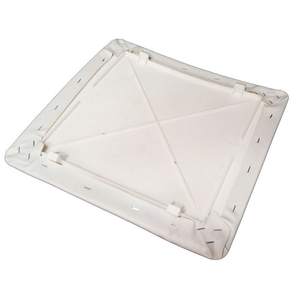Siège de remplacement blanc noir pour <span class=keywords><strong>chaise</strong></span> pliante en résine - Product Image 2