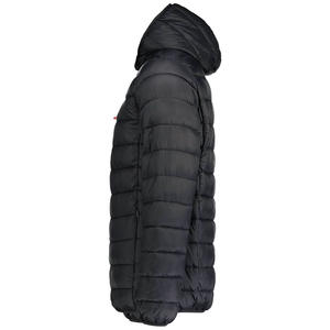 Exclusive Men <b>Hooded</b> Quilted Zipper Elastic Cuffs <b>Puffer</b> <b>Jacket</b> Fashionable Lightweight Warm Winterwear <b>Jacket</b> With Custom Logo - Product Image 4