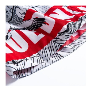 2023 Custom <b>Men's</b> Casual 100% Polyester Beach <b>Swim</b> <b>Shorts</b> Summer Wholesale Beach Wear with <b>Pattern</b> Drawstring Waist - Product Image 2