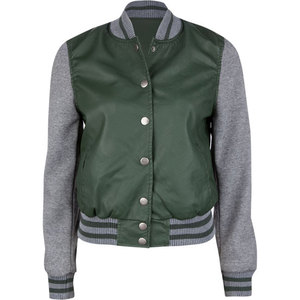 Parches de chenilla bordados personalizados para fabricantes de ropa, chaquetas universitarias para hombres, Mangas de cuero, Parte delantera Formal Letterman - Product Image 1