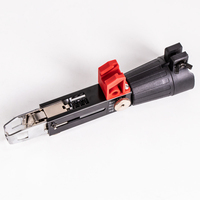 Machine à vis rotative à chaîne entièrement automatique, tête de machine à vis noire avec jeu de clous en fer, outils, accessoires d'outils électriques
