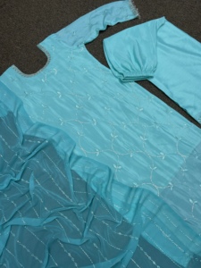 Costume ethnique lourd pour femmes, Salwar Kurta pakistanais, tenue de mariage, couture punjabi, fantaisie indienne pakistanaise - Product Image 5